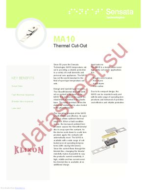 MA10AA-001-1 datasheet  