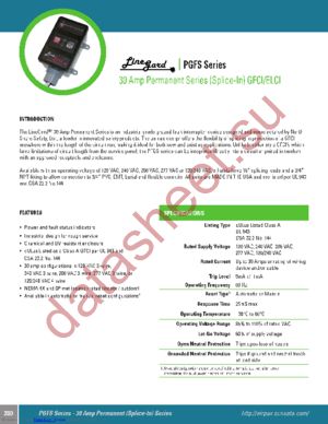 PGFS-23015 datasheet  