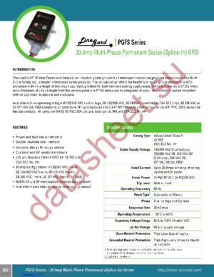 PGFS-43005 datasheet  