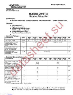MURC115 datasheet  