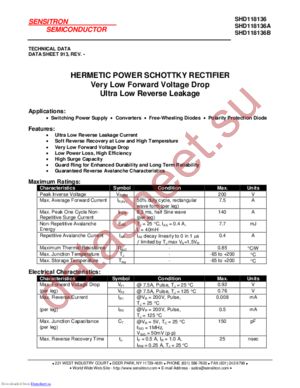 SHD118136 datasheet  