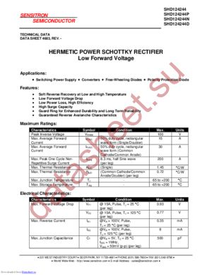 SHD124244D datasheet  