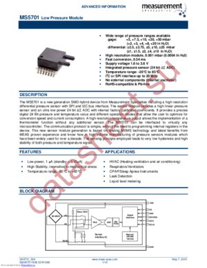 MS5701-20MD datasheet  