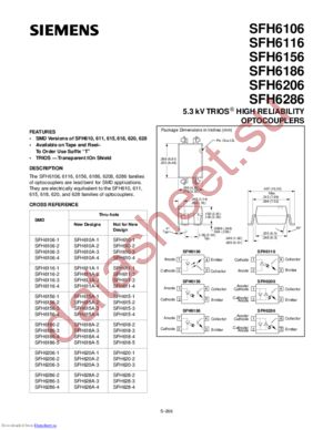 SFH620A3 datasheet  