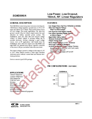 SGM2006-XN5-TR datasheet  