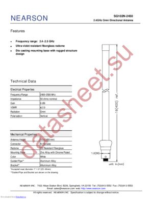 SG102N-2450 datasheet  