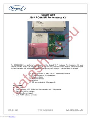 SG923-0002 datasheet  