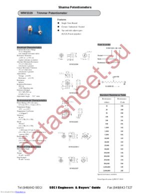 WIW3329-H-1-500 datasheet  