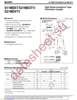 S11MD5TS datasheet  