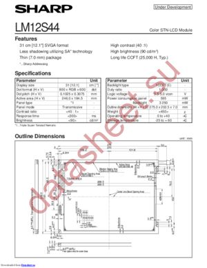 LM12S44 datasheet  