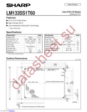 LM133SS1T60 datasheet  