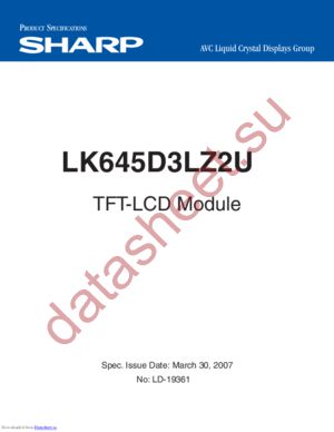 LK645D3LZ2U datasheet  
