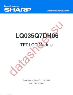 LQ035Q7DH06 datasheet  
