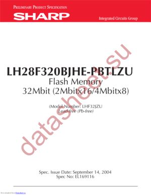 LH28F320BJHE-PBTLZU datasheet  