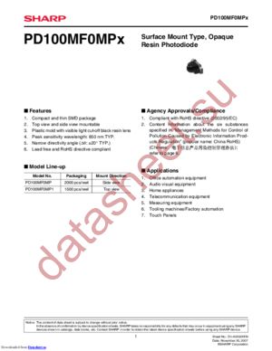 PD100MF0MP datasheet  