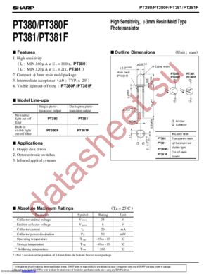 PT380 datasheet  