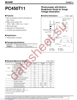 PC450T11 datasheet  