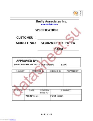 SCA0283D datasheet  