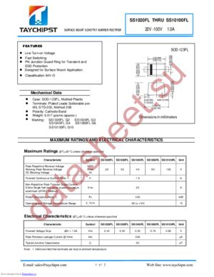 SS1040FL datasheet  