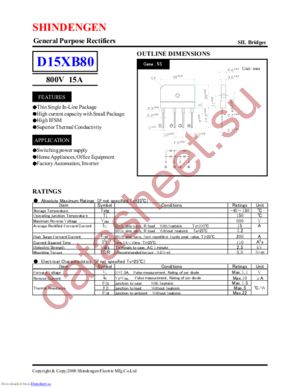 D15XB80-7000 datasheet  