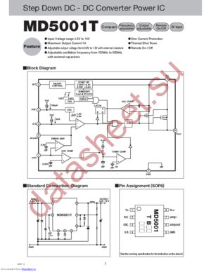 MD5001T datasheet  