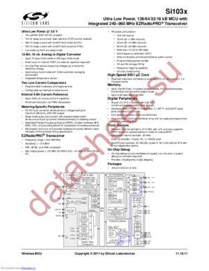 SI1030-A-GM datasheet  