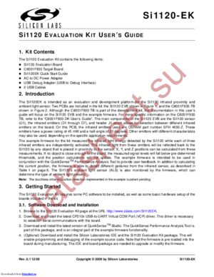 SI1120-EK datasheet  