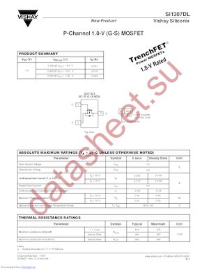 SI2320DS-T1 datasheet  