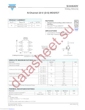 SI3446ADV-T1-GE3 datasheet  