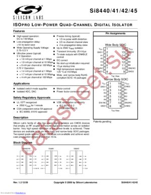 Si8440BB-C-IS datasheet  