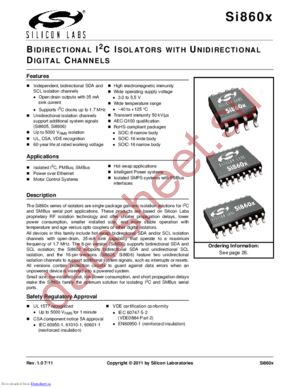 SI8600AC-B-ISR datasheet  