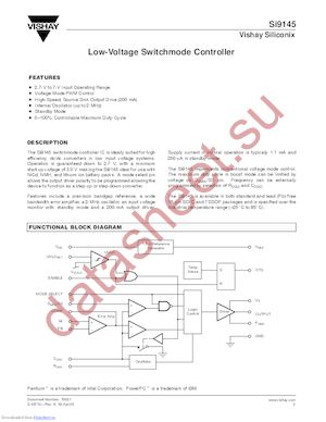 SI9145BY-T1 datasheet  