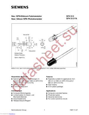 SFH314-2 datasheet  