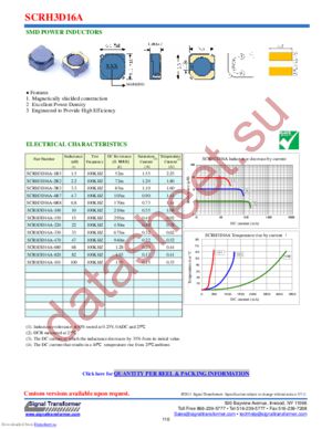 SCRH3D16A-150 datasheet  