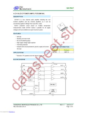 SA7347 datasheet  