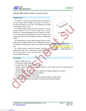 SC3333 datasheet  