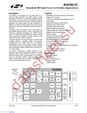 SI4700 datasheet  