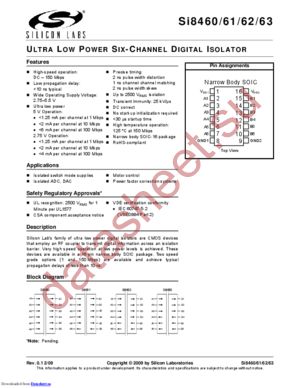 SI8463 datasheet  