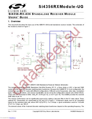 4356-RX-434 datasheet  