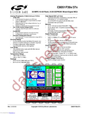 C8051F370-A-GM datasheet  