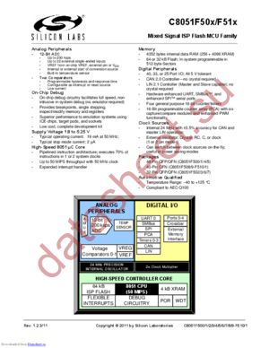 C8051F503-IMR datasheet  