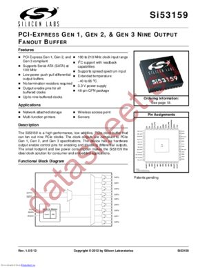 Si53159A01A-GM datasheet  