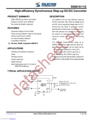 SS6611G datasheet  