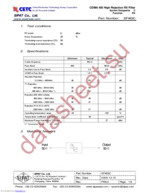 SF463C datasheet  