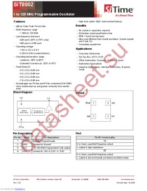 SiT8002AC-13-25E-48.00000 datasheet  