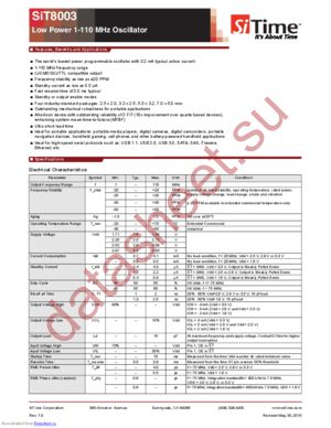 SIT8003AI-8333E-66.0000T datasheet  