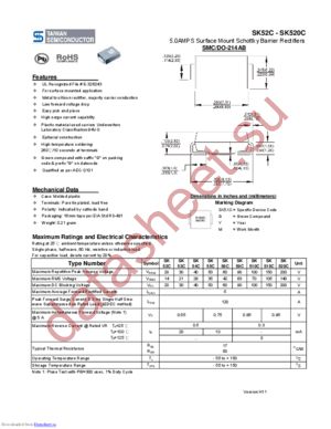 SK520C datasheet  