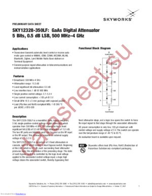 SKY12328-350LF-EVB datasheet  
