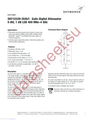 SKY12329-350LF datasheet  