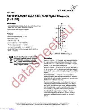 SKY12339-350LF-EVB datasheet  